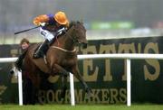 29 December 2005; Brave Inca, with Tony McCoy up, on their way to winning the bewleyshotels.com December Festival Hurdle. Leopardstown Racecourse, Co. Dublin. Picture credit: Brian Lawless / SPORTSFILE