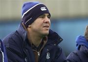 30 December 2005; Leinster head coach Michael Cheika watches the game. Challenge Game, Ireland U21 v Leinster A, Blackrock College RFC, Stradbrook Road, Dublin. Picture credit: Brian Lawless / SPORTSFILE