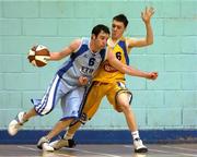 7 January 2006; Michael McGinn, Neptune, in action against Sean Kilmartin, St Vincent's. Nivea for Men Superleague, St Vincent's v Neptune, St. Vincent's Gym, Glasnevin, Dublin. Picture credit: Brian Lawless / SPORTSFILE