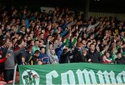 11 April 2014; Cork City supporters during the game. Airtricity League Premier Division, Cork City v Sligo Rovers, Turner's Cross, Cork. Picture credit: Diarmuid Greene / SPORTSFILE