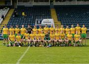 13 April 2014; The Donegal squad. Allianz Hurling League Roinn 2B 2014 Promotion / Relegation Final, Fingal v Donegal, Kingspan Breffni Park, Cavan. Picture credit: Oliver McVeigh / SPORTSFILE