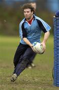 10 January 2006; Gordon D'Arcy in action during squad training. Leinster Rugby squad training, Donnybrook, Dublin. Picture credit: Brian Lawless / SPORTSFILE
