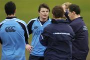 10 January 2006; Brian O'Driscoll with team-mates during squad training. Leinster Rugby squad training, Donnybrook, Dublin. Picture credit: Brian Lawless / SPORTSFILE