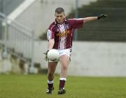 8 January 2006; Alan Mangan, Westmeath. O'Byrne Cup, First Round, Carlow v Westmeath, Dr. Cullen Park, Carlow. Picture credit: Matt Browne / SPORTSFILE