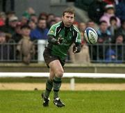 31 December 2005; Conor McPhilips, Connacht. Celtic League 2005-2006, Group A, Connacht v Ulster, Sportsground, Galway. Picture credit: Ray McManus / SPORTSFILE