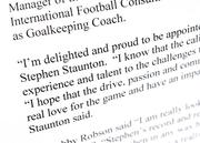 13 January 2006; The FAI press release confirming the appointment of Steve Staunton as Republic of Ireland International manager. Picture credit: Brian Lawless / SPORTSFILE