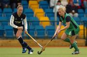 15 January 2006; Catriona Carey, Ireland, in action against Ali Rowatt, Scotland.  ESB International Hockey 2nd Test, Ireland v Scotland, UCD, Belfield, Dublin. Picture credit; David  Levingstone/ SPORTSFILE