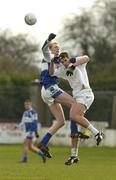 15 January 2006; Padraig Clancy, Laois, in action against Hugh Lynch, Kildare. O'Byrne Cup, Second Round, Kildare v Laois, St. Conleth's Park, Newbridge, Co. Kildare. Picture credit: Pat Murphy / SPORTSFILE
