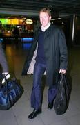 15 January 2006; Stephen Staunton, former Republic of Ireland captain and record Irish cap holder with 102 appearances for Ireland, who has just been announced as the new Manager of the Senior International Team, on his arrival at Dublin Airport, Dublin. Picture credit: David Maher / SPORTSFILE