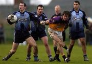 15 January 2006; Denis Bastick, Dublin, in action against Ciaran Deely, Wexford. O'Byrne Cup, Second Round, Dublin v Wexford, O'Toole's GAA Club, Ayrefield Park, Coolock, Dublin. Picture credit: Brian Lawless / SPORTSFILE
