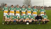 15 January 2006; The Offaly team. O'Byrne Cup, Second Round, Louth v Offaly, Clanna Gael Park, Dundalk, Co. Louth. Picture credit: Ray McManus / SPORTSFILE