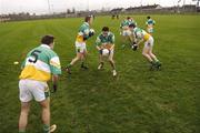 15 January 2006; Offaly players warm up before the game. O'Byrne Cup, Second Round, Louth v Offaly, Clanna Gael Park, Dundalk, Co. Louth. Picture credit: Ray McManus / SPORTSFILE