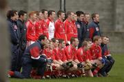 15 January 2006; The Louth panel. O'Byrne Cup, Second Round, Louth v Offaly, Clanna Gael Park, Dundalk, Co. Louth. Picture credit: Ray McManus / SPORTSFILE