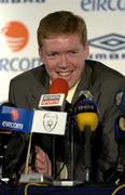 16 January 2006; Steve Staunton at an FAI press conference to confirm his appointment as the new Manager of the Republic of Ireland Senior International Soccer Team. Mansion House, Dublin. Picture credit: Brendan Moran / SPORTSFILE
