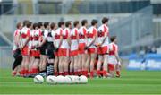 13 April 2014; The Derry panel stand for the pre-match team photograph. Allianz Football League Division 1 Semi-Final, Derry v Mayo, Croke Park, Dublin. Picture credit: Piaras Ó Mídheach / SPORTSFILE