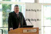 14 April 2014; John Corcoran, secretary Comhairle Ardoideachais, during the Irish Daily Mail Future Champions Awards 2014. Devere Hall, UCC Student Centre, UCC, Cork. Picture credit: Diarmuid Greene / SPORTSFILE