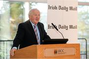 14 April 2014; Robert Frost, Munster Council Chairman, speaking during the Irish Daily Mail Future Champions Awards 2014, Devere Hall, UCC Student Centre, UCC, Cork. Picture credit: Diarmuid Greene / SPORTSFILE