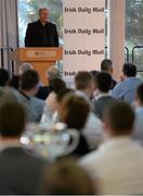 14 April 2014; Teddy McCarthy, Irish Daily Mail columnist and former Cork dual star, speaking during the Irish Daily Mail Future Champions Awards 2014, Devere Hall, UCC Student Centre, UCC, Cork. Picture credit: Diarmuid Greene / SPORTSFILE