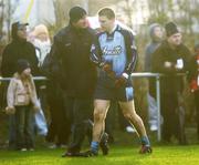 15 January 2006; Dublin selector Paul Clarke has a word with Tomas Quinn during the match. O'Byrne Cup, Second Round, Dublin v Wexford, O'Toole's GAA Club, Ayrefield Park, Coolock, Dublin. Picture credit: Brian Lawless / SPORTSFILE