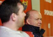 17 January 2006; Munster coach Declan Kidney and captain Anthony Foley during a Munster Rugby press conference. Thomond Park, Limerick. Picture credit: Damien Eagers / SPORTSFILE