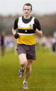 18 January 2006; Eoin Healy, Clonkeen College, approaches the finish line to win the Senior Boys, U19, race. DCU Secondary Schools Invitational Cross Country Meet, St. Clare's Sportsgrounds, DCU, Dublin. Picture credit; Brian Lawless / SPORTSFILE