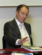 19 January 2006; Brian Kerr at the announcement by SARI (Sport against Racism Ireland) of the Brian Kerr Inter-Continental League opening match between China and Poland. Croke Park, Dublin. Picture credit: Damien Eagers / SPORTSFILE