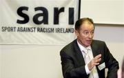 19 January 2006; Brian Kerr at the announcement by SARI (Sport against Racism Ireland) of the Brian Kerr Inter-Continental League opening match between China and Poland. Croke Park, Dublin. Picture credit: Damien Eagers / SPORTSFILE