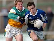 22 January 2006; Padraig McMahon, Laois, in action against Sean Ryan, Offaly. O'Byrne Cup, Semi-Final, Laois v Offaly, O'Moore Park, Portlaoise, Co. Laois. Picture credit: David Maher / SPORTSFILE