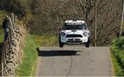 18 April 2014; Eugene Donnelly and Paul Kiely in a Mini WRC in action during the SS03 - Hamiltons 1. Circuit of Ireland International Rally, Co. Down. Picture credit: Philip Fitzpatrick / SPORTSFILE