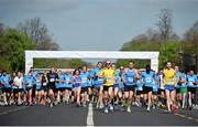 18 April 2014; A general view during the start of The Ray D’Arcy Show Half Million Half Marathon for LauraLynn Children’s Hospice, Phoenix Park, Dublin. Picture credit: Tomás Greally / SPORTSFILE