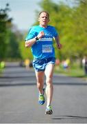 18 April 2014; Frank Quinlan, from Waterford, on his way to winning The Ray D’Arcy Show Half Million Half Marathon for LauraLynn Children’s Hospice, Phoenix Park, Dublin. Picture credit: Tomás Greally / SPORTSFILE