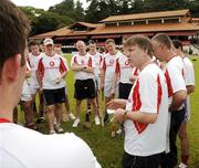 20 January 2006; Managers Donal O'Grady and John Allen during training in advance of the 2006 Vodafone All-Stars Hurling game. Singapore Polo Club, Singapore. Picture credit; Ray McManus / SPORTSFILE