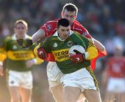 29 January 2006; Aodhan MacGearailt, Kerry, is tackled by Ger Spillane, Cork. McGrath Cup Final, Cork v Kerry, Pairc Ui Rinn, Cork. Picture credit: Matt Browne / SPORTSFILE