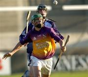 29 January 2006; Keith Rossiter, Wexford, in action against Keith Dunne, Dublin. Walsh Cup, Dublin v Wexford, Parnell Park, Dublin. Picture credit: Brian Lawless / SPORTSFILE
