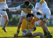 29 January 2006; Shane McAnarney, Meath, in action against Ciaran McManus, Offaly. O'Byrne Cup Final, Meath v Offaly, Pairc Tailteann, Navan, Co. Meath. Picture credit: Ray McManus / SPORTSFILE