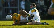 29 January 2006; Tommy O'Connor, Meath, in action against Tomas Deehan, Offaly. O'Byrne Cup Final, Meath v Offaly, Pairc Tailteann, Navan, Co. Meath. Picture credit: Ray McManus / SPORTSFILE
