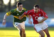 29 January 2006; Robert O'Mahony, Cork, in action against Adrian O'Connell, Kerry. McGrath Cup Final, Cork v Kerry, Pairc Ui Rinn, Cork. Picture credit: Matt Browne / SPORTSFILE