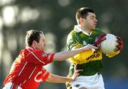 29 January 2006; Aodhan MacGearailt, Kerry, in action against Michael Prout, Cork. McGrath Cup Final, Cork v Kerry, Pairc Ui Rinn, Cork. Picture credit: Matt Browne / SPORTSFILE
