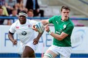 19 April 2014; James Ryan, Ireland U18, breaks through the England U18 defence. FIRA U18 European Championship Final, Ireland v England, Wronki, Poland. Picture credit: Lukasz Grochala / SPORTSFILE