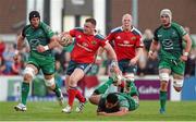 19 April 2014; Dave Kilcoyne, Munster, suported by Paul O'Connell, in action against John Muldoon, left, and Rodney Ah You, Connacht. Celtic League 2013/14 Round 20, Connacht v Munster. The Sportsground, Galway. Picture credit: Diarmuid Greene / SPORTSFILE