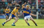 20 April 2014; Kieran Bergin, Tipperary, in action against Colin Ryan, Clare. Allianz Hurling League Division 1 semi-final, Clare v Tipperary, Gaelic Grounds, Limerick. Picture credit: Diarmuid Greene / SPORTSFILE
