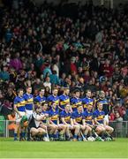 20 April 2014; The Tipperary team pose for the traditional team photograph before the game. Allianz Hurling League Division 1 semi-final, Clare v Tipperary, Gaelic Grounds, Limerick. Picture credit: Diarmuid Greene / SPORTSFILE