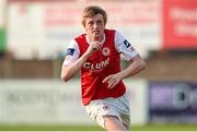 21 April 2014; Chris Forrester, St Patrick's Athletic, celebrates after scoring his side's second goal. Airtricity League Premier Division, Drogheda United v St Patrick's Athletic, United Park, Drogheda, Co. Louth. Photo by Sportsfile