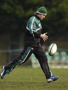 30 January 2006; Gordon D'Arcy in action during Ireland rugby squad training. Lansdowne Road, Dublin. Picture credit: Pat Murphy / SPORTSFILE