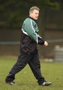 31 January 2006; Ireland Head Coach Eddie O'Sullivan during Ireland rugby squad training. Lansdowne Road, Dublin. Picture credit; Pat Murphy / SPORTSFILE