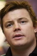 31 January 2006; Brian O'Driscoll speaking during an Ireland Rugby press conference. Killiney Castle, Killiney, Co. Dublin. Picture credit; Pat Murphy / SPORTSFILE
