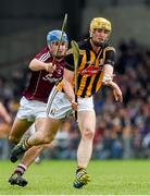20 April 2014; Colin Fennelly, Kilkenny, is tackled by Johnny Coen, Galway. Allianz Hurling League Division 1 semi-final, Kilkenny v Galway, Gaelic Grounds, Limerick. Picture credit: Ray McManus / SPORTSFILE