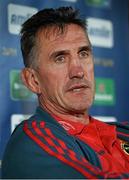 22 April 2014; Munster head coach Rob Penney during a press conference ahead of their Heineken Cup semi-final against Toulon on Sunday. Munster Rugby Squad Training, Musgrave Park, Cork. Picture credit: Diarmuid Greene / SPORTSFILE