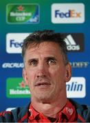 22 April 2014; Munster head coach Rob Penney during a press conference ahead of their Heineken Cup semi-final against Toulon on Sunday. Munster Rugby Squad Training, Musgrave Park, Cork. Picture credit: Diarmuid Greene / SPORTSFILE