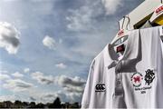 23 April 2014; Merchandise on sale ahead of the 'Battle of Clontarf 2014' between the Ulster Bank All-Ireland League Division 1 Champions and the Barbarian RFC. The Battle of Clontarf was a battle that took place on 23 April 1014 between the forces of Brian Boru, high king of Ireland, and a Viking-Irish alliance comprising the forces of Sigtrygg Silkbeard, king of Dublin, Máel Mórda mac Murchada, king of Leinster, and a Viking contingent led by Sigurd of Orkney, and Brodir of Mann. Danske Bank Challenge, Clontarf v Barbarians RFC, Castle Avenue, Clontarf, Dublin. Picture credit: Brendan Moran / SPORTSFILE